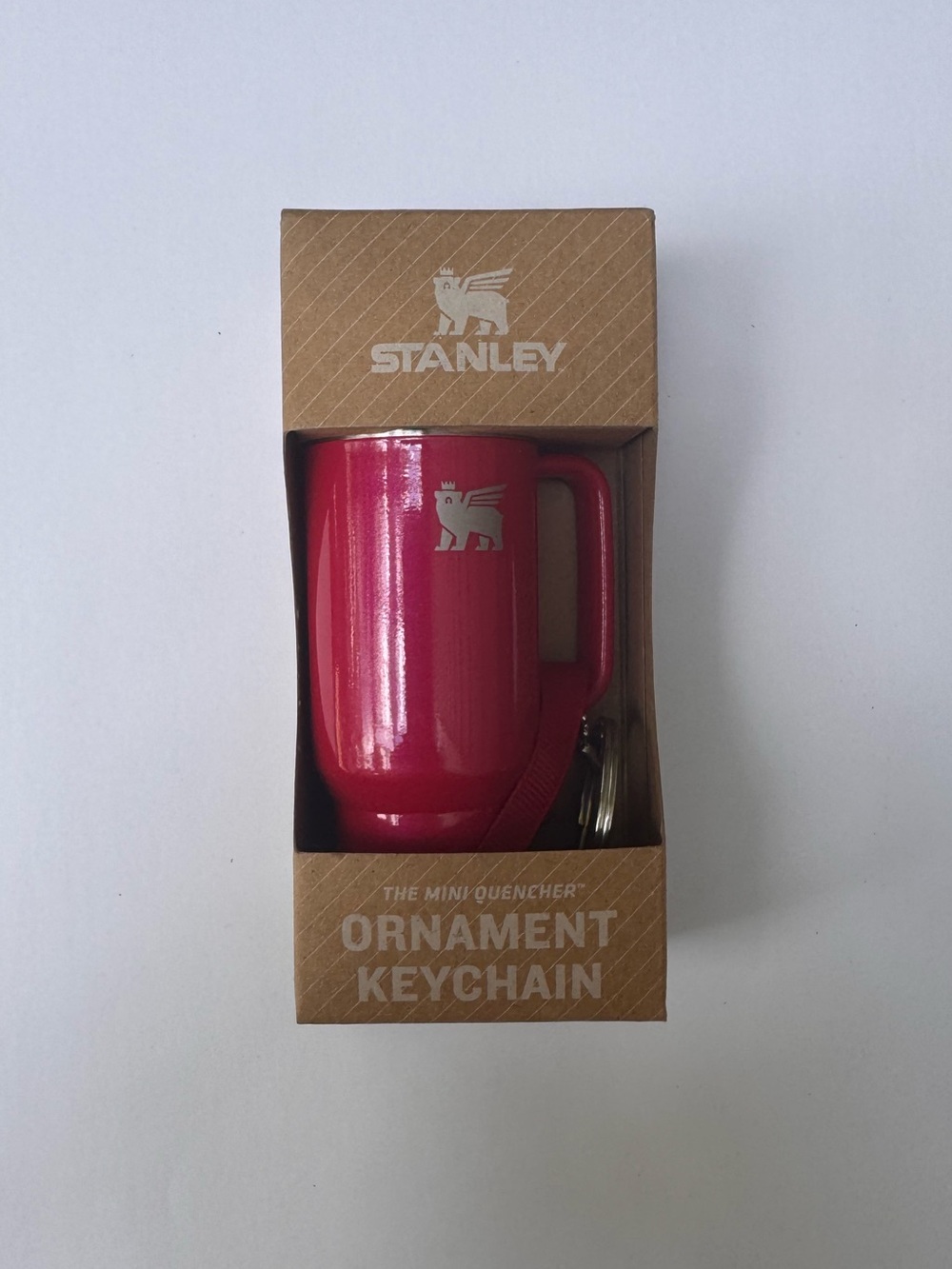 Stanley Red Mini Mug Keychain Ornament